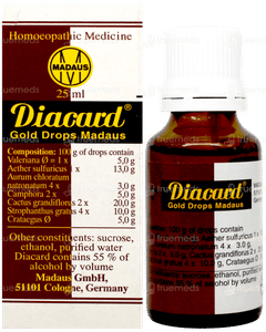 Adel Diacard Gold Madaus Drops 25Ml